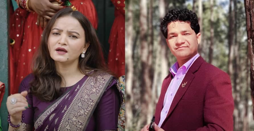 Bharat and Sunitami's voices in the original and touching Teej song 'Karima'