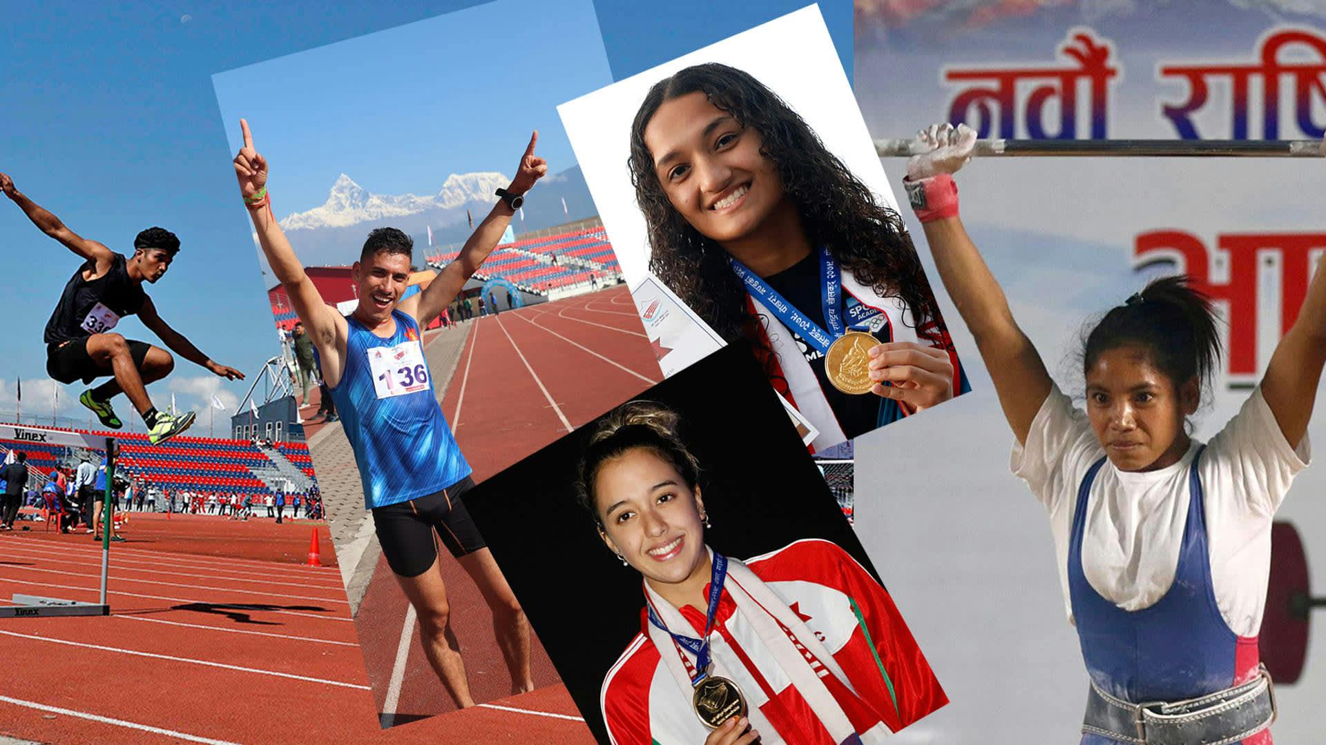 Ninth National Games in Athletics, Gold Winner in Swimming, Crash in Paragli ...