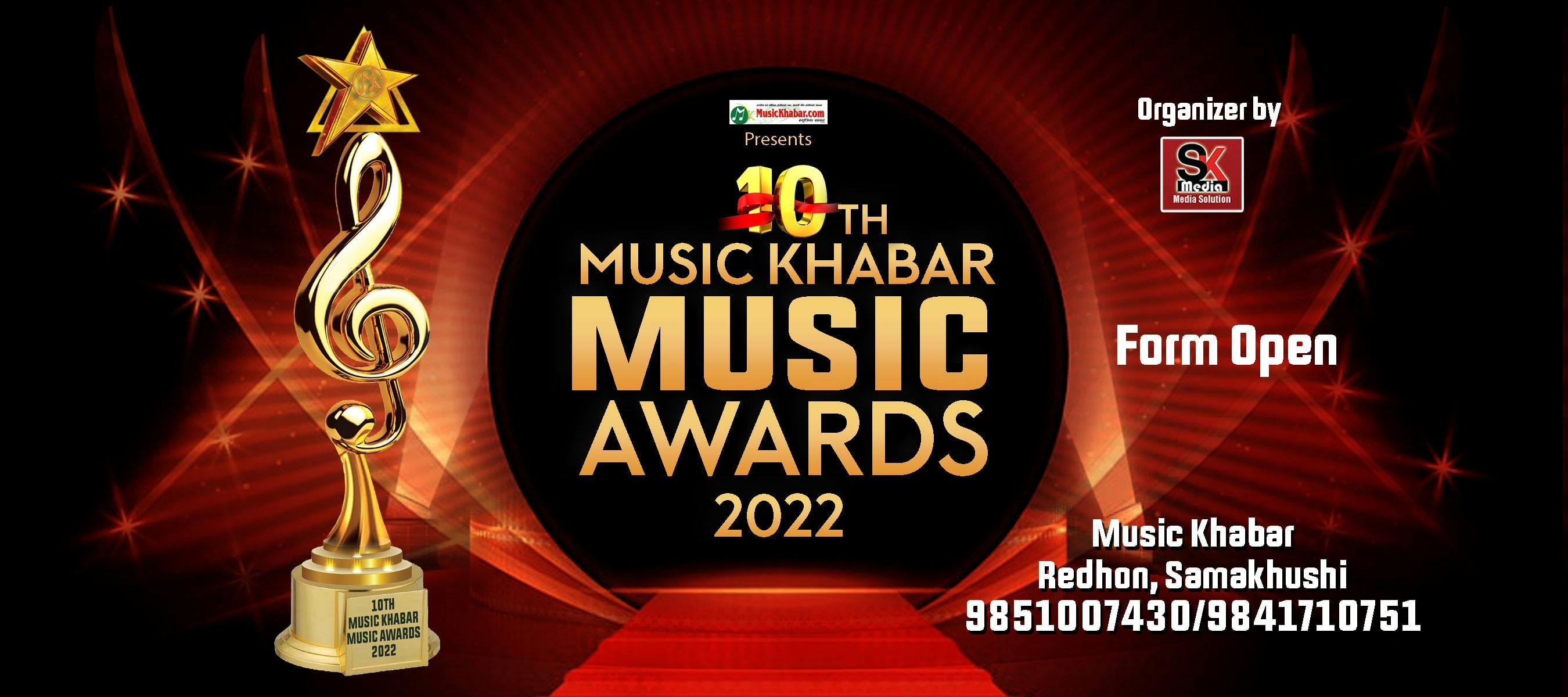 Applications for the 10th Music Khabar Music Awards are open