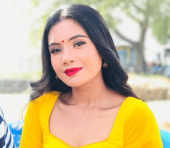 Lakshmi Bardeva was chosen to play the lead part in "Hami Tin Bhai."
