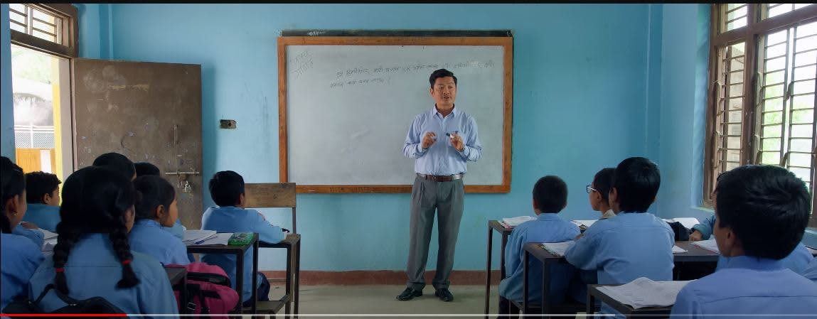 Dayahang's teacher avatar in 'Nango Gaun'