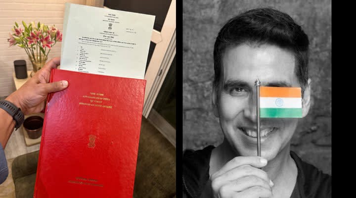 Akshay Kumar got Indian citizenship.