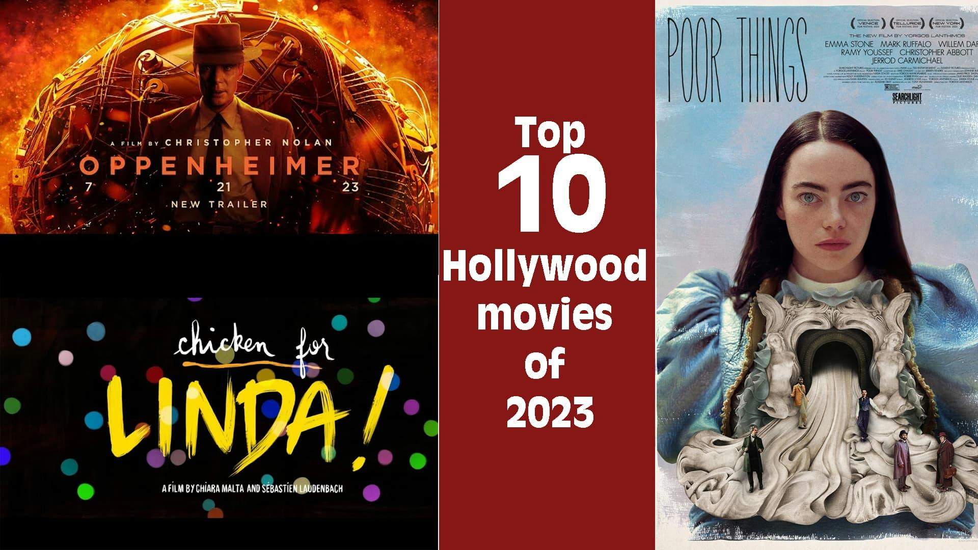 These are the 10 best Hollywood movies of 2023, with 'Poor Things' at the top.